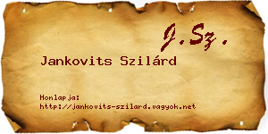 Jankovits Szilárd névjegykártya
